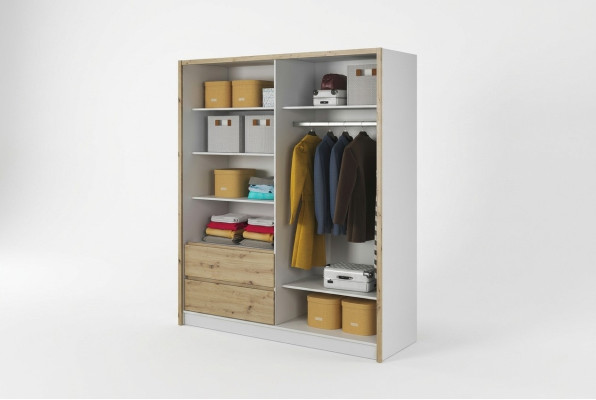 Étagères polyvalentes Armoire Porte-manteau Étagère Armoires à vêtements Rangement