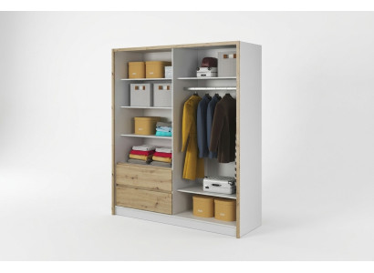 Étagères polyvalentes Armoire Porte-manteau Étagère Armoires à vêtements Rangement