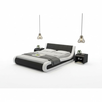 Lit double de l'Hôtel Lit à eau Lits Complets Lit en Cuir Lit Rembourré Eau + USB