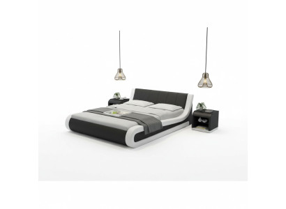 Lit double de l'Hôtel Lit à eau Lits Complets Lit en Cuir Lit Rembourré Eau + USB