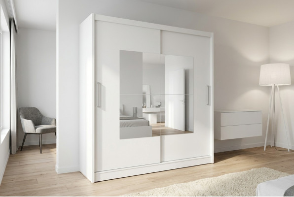 Armoire polyvalente 200cm Étagères de rangement Penderie