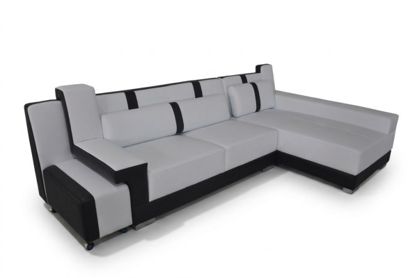 Canapé d'angle + canapé USB Tissu d'ameublement Angle de siège Suite de paysage de vie LED en forme de L A1118C