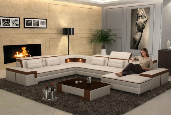 canapé en L exclusif Design moderne pour des espaces de vie élégants