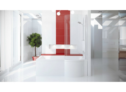 Baignoire d'angle en acrylique Design Baignoire d'angle Moderne Baignoires décoratives