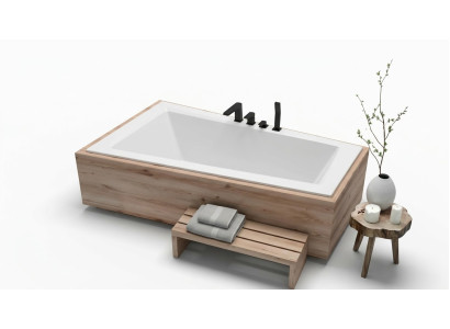 Coin de la baignoire Baignoire d'angle Baignoire Salle de bain Baignoires encastrées Design en acrylique