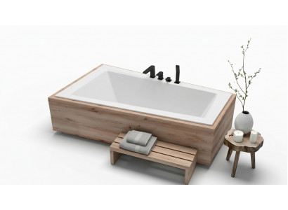 Coin de la baignoire Baignoire d'angle Baignoire Salle de bain Baignoires encastrées Design en acrylique