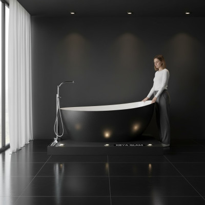 Baignoire autoportante Baignoire sur pieds Douche de baignoire Piscine Bain douche