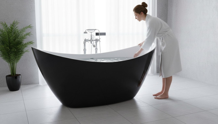Conception Baignoire Baignoires Ovale Autoportant Salle de bain Moderne