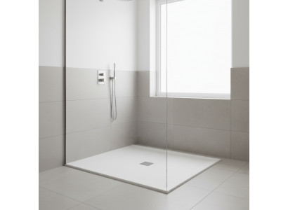Bac de douche bac de douche bac de douche acrylique décoratif bac de douche blanc plat