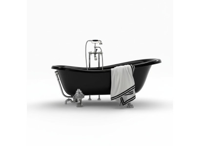 Baignoire autoportante exclusive en acrylique.