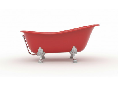 Baignoire design rouge Baignoire autonome de luxe en rouge Salle de bain en baignoire rouge