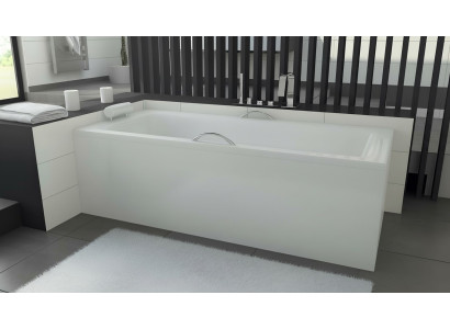 Salle de bain Baignoires d'angle rectangulaires Baignoires Coin blanc Baignoire ronde nouvelle
