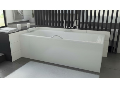 Salle de bain Baignoires d'angle rectangulaires Baignoires Coin blanc Baignoire ronde nouvelle
