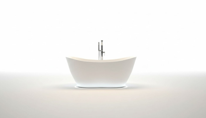 Baignoire autonome exclusive en acrylique baignoire douche salle de bain ABlue f design