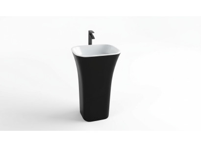 Lavabo Design Moderne sur Pied en Acrylique Lavabo Suspendu pour Salle de Bain