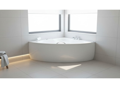 Baignoires d'angle non façonnées pour baignoires d'angle design blanches