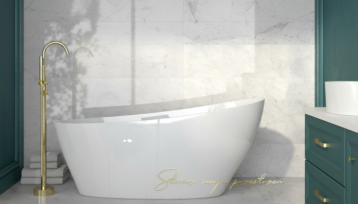 Baignoire autoportante exclusive en acrylique baignoire douche salle de bains ABlue f design décoratif