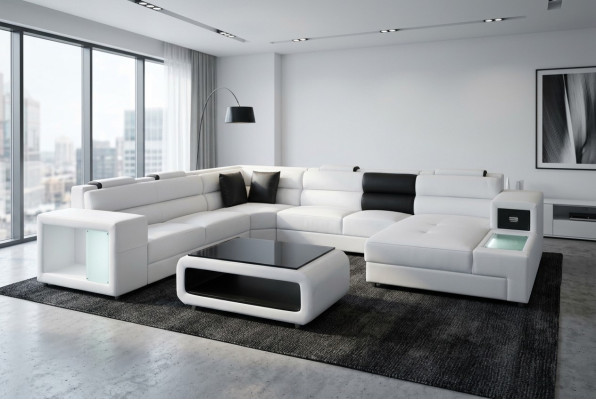 Cuire Design rembourrage coin canapé USB rembourrage coin salon paysage salle de vie.