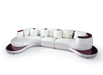 Canapé rond avec USB Canapé Canapé rond Canapé Suite Canapé d'angle Siège rond neuf