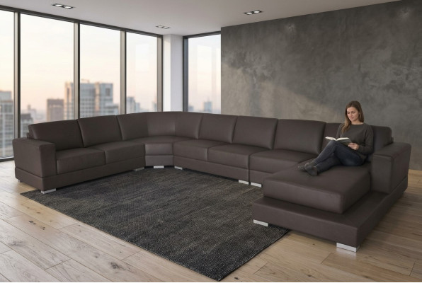 Conception Canapé d'angle Siège Rembourrage Suite Paysage Mobilier Moderne Canapés avec USB nouveau