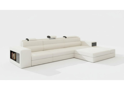 Canapé design avec canapé USB avec canapé d'angle rembourré suite de vie paysagère canapé en cuir canapé