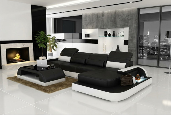 Modern elegance Le nouveau canapé d'angle en U avec une garniture exquise