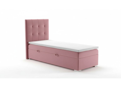 Lit à sommier tapissier de luxe pour hôtel avec fonction de sommier à ressorts 90x200cm