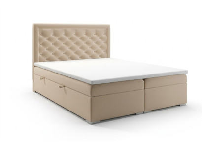 Chesterfield lit à sommier tapissier hôtel double luxe lits rembourrés caisse fonction