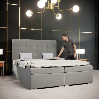 Lit boxspring Chesterfield hôtel double set complet matelas surmatelas lits neufs