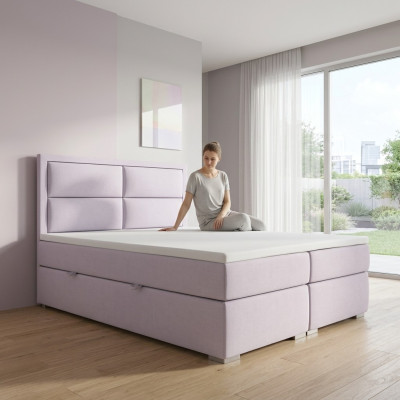 Boxspring Bett Hotel Doppel Komplettset Topper Matratze Betten Funktion Box  Lit Boxspring Hôtel Double Ensemble Complet sur Matelas Surmatelas Fonction Box