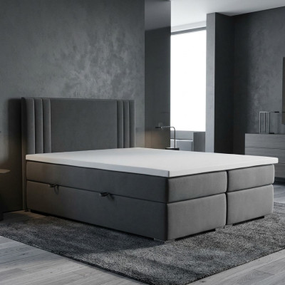 Lit double Box Spring pour hôtel Ensemble complet: surmatelas, lits fonctionnels Box