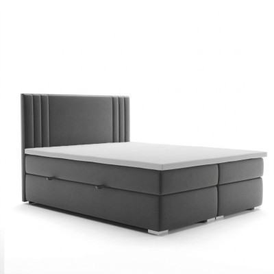 Lit double Box Spring pour hôtel Ensemble complet: surmatelas, lits fonctionnels Box