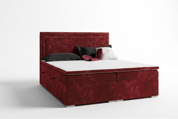 Boîte de lit Hôtel Lit double Lits de luxe Rembourrage 90/100/120/160/180x200cm