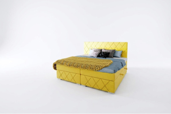 Ensemble complet de lit Double Matelas Sommier surmatelas Fonctionnalité de lit Box
