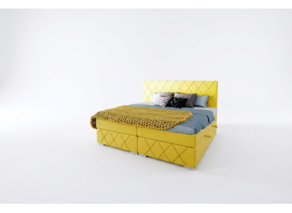 Ensemble complet de lit Double Matelas Sommier surmatelas Fonctionnalité de lit Box
