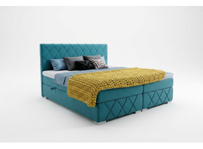 Lit Boxspring Hôtel Double en tissu de luxe Fonction d'ameublement de base de lit