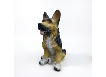 Deko Figur Statue Skulptur 50 cm FIguren Statuen Skulpturen Hund Garten (A143)