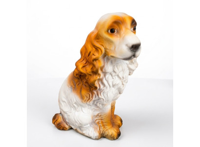 Deko Figur Statue Skulptur 38 cm FIguren Statuen Skulpturen Garten Hund  (A19)