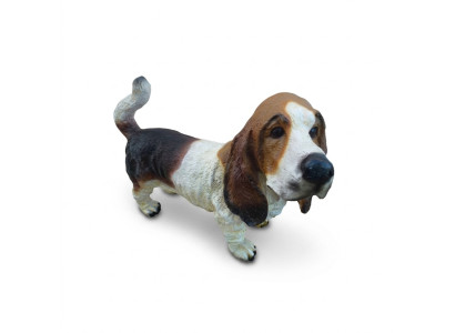 Deko Figur Statue Skulptur 25x50cm Figuren Statuen Skulpturen Garten Hund (A330)