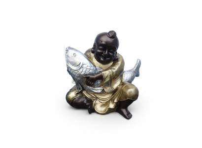 Deko Figur Statue Skulptur 33 cm Figuren Statuen Skulpturen Buddha China  (B42)