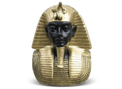 Ägyptischer  Pharao Büste  aus Kunststoff, Höhe 29 cm