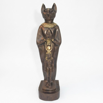 Sculpture Égypte Déesse Chat Bastet Statues Statue Égyptienne Figures Pharaon