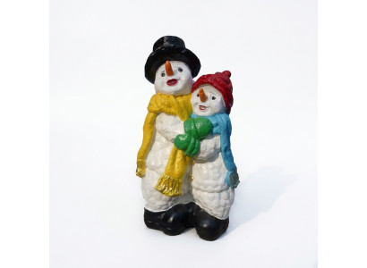 Schneemann Figur Statue Deko Figuren Deko Skulptur 47cm Winter Neu Statuen Neu