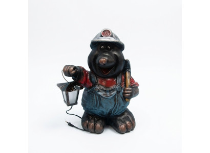 Lampen Beleuchtung Maulwurf Garten Deko Figur Statue Skulptur Figuren Dekoration