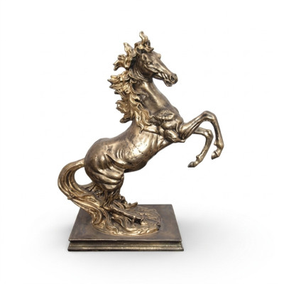 Sculpture pesare Abstrait Cuivre Coloré Pégase Cheval Statues Décoration Chevaux