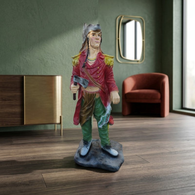 Statue Sculpture Bûcheron 75 cm Figurine Statues Sculptures Figurines peintes à la main