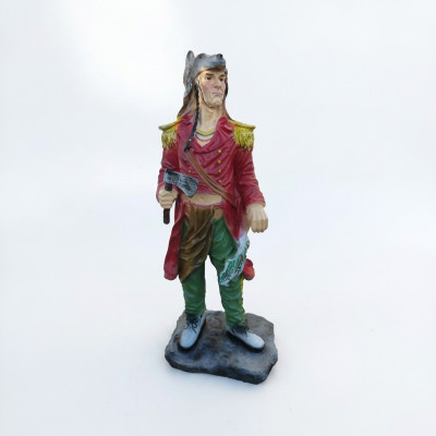 Statue Sculpture Bûcheron 75 cm Figurine Statues Sculptures Figurines peintes à la main