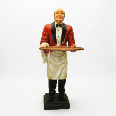Butler statue figure figurines statues sculpture restaurant hôtel 180 cm étagère neuve