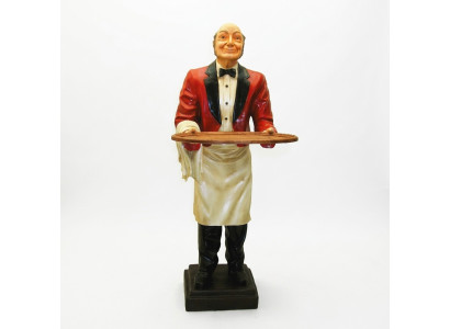 Butler statue figure figurines statues sculpture restaurant hôtel 180 cm étagère neuve