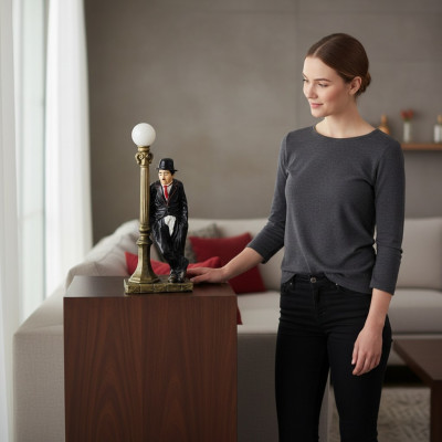 Figurine déco statue sculpture lampe 110 cm figurines statues sculptures neuf WG2020 P1